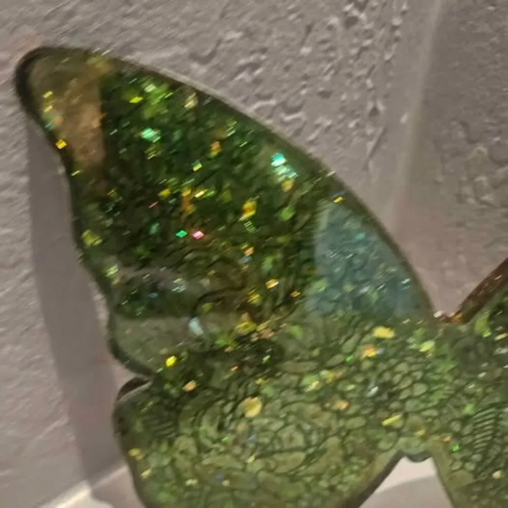 Handmade Resin Butterfly Wall Hanging
